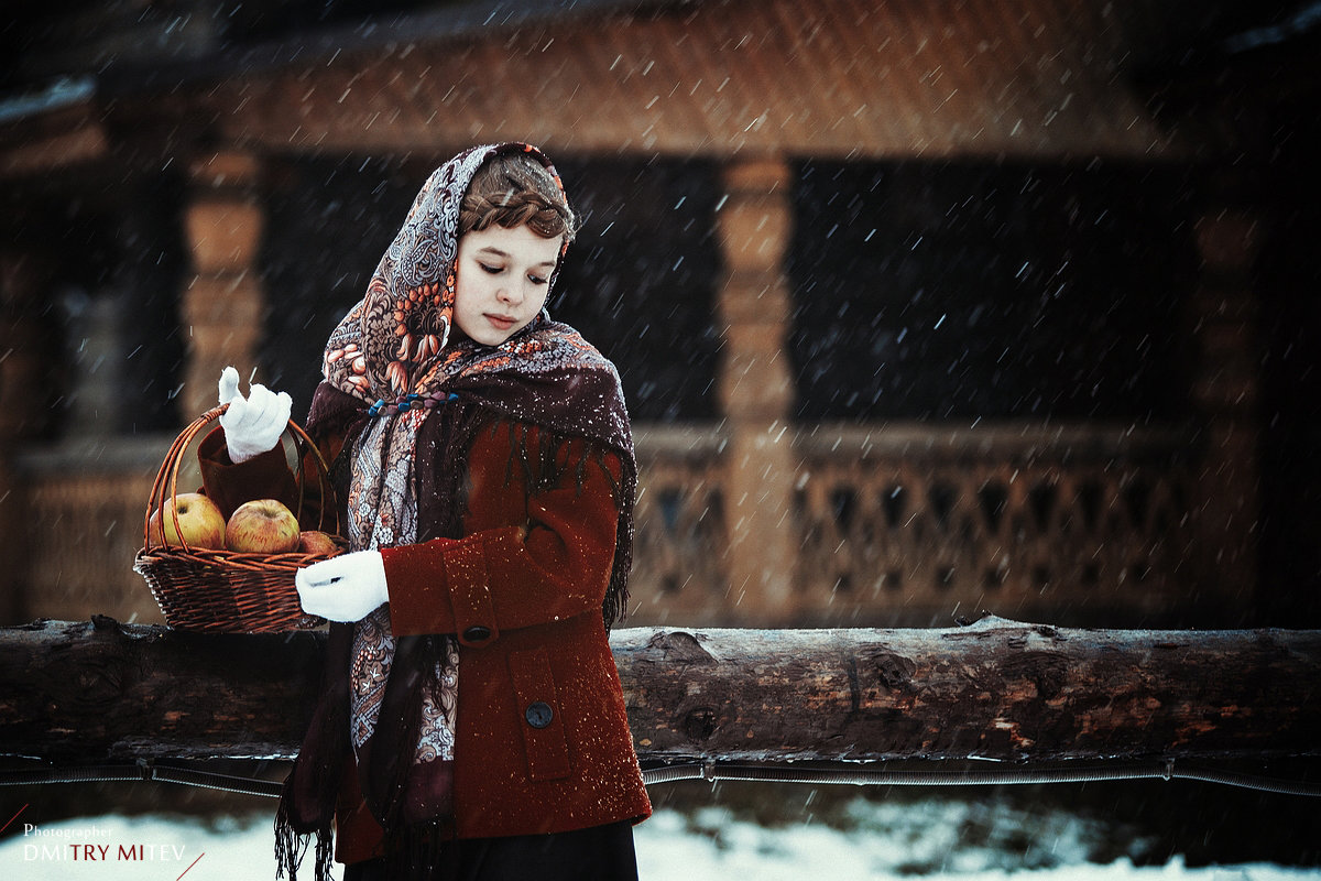 Children in Russian Village - Дмитрий Митев