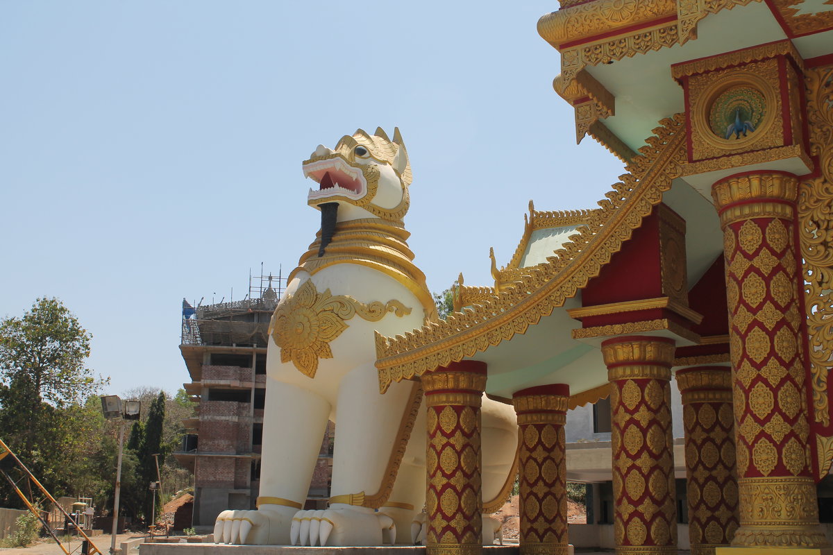 лев буды Випсан Глобаль Пагода Мумбаи. - maikl falkon 