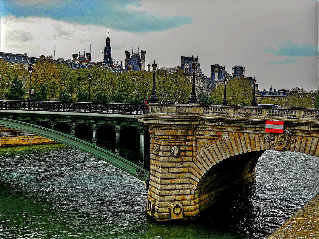 Сена, мост. Париж... - Александр Корчемный