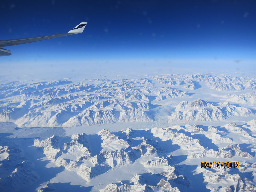 Под крылом самолета - Гренландия - Василий С