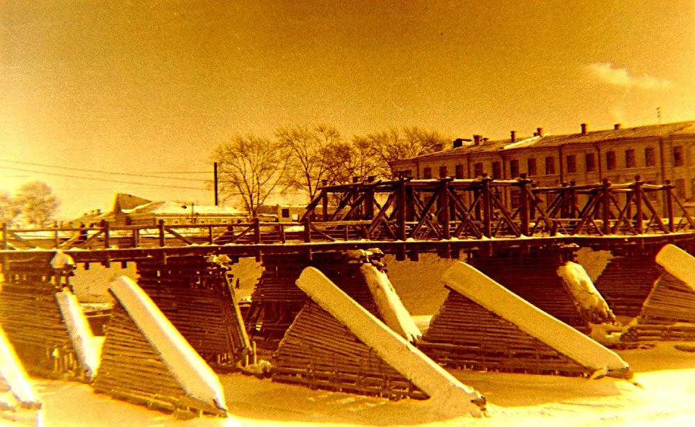 Красный мост. Вологда. 1967 год - alek48s 