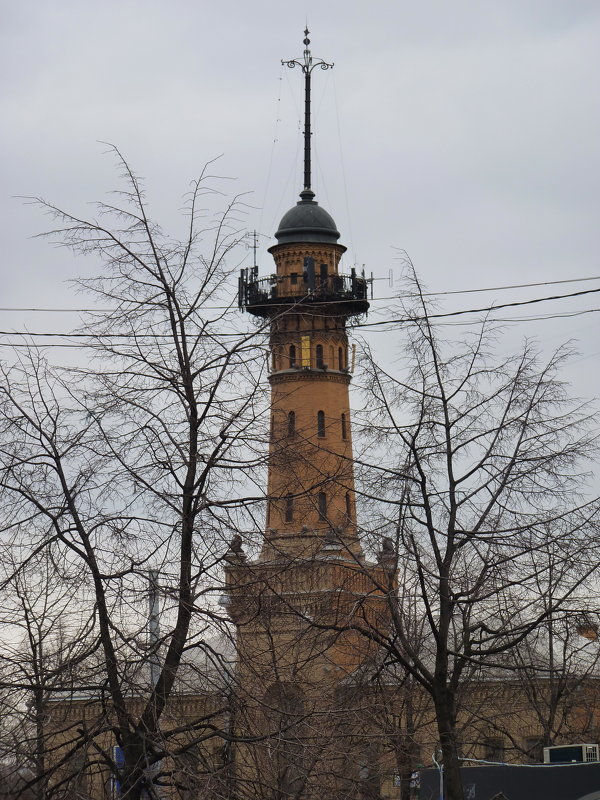 Башня-каланча Полицейской пожарной части в Сокольниках - Galina Leskova