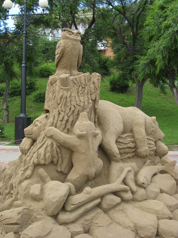 Песчаная скульптура. - александр кайдалов