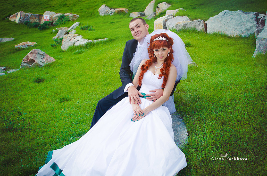 жених и невеста в зелене - Алёна Пушкова 