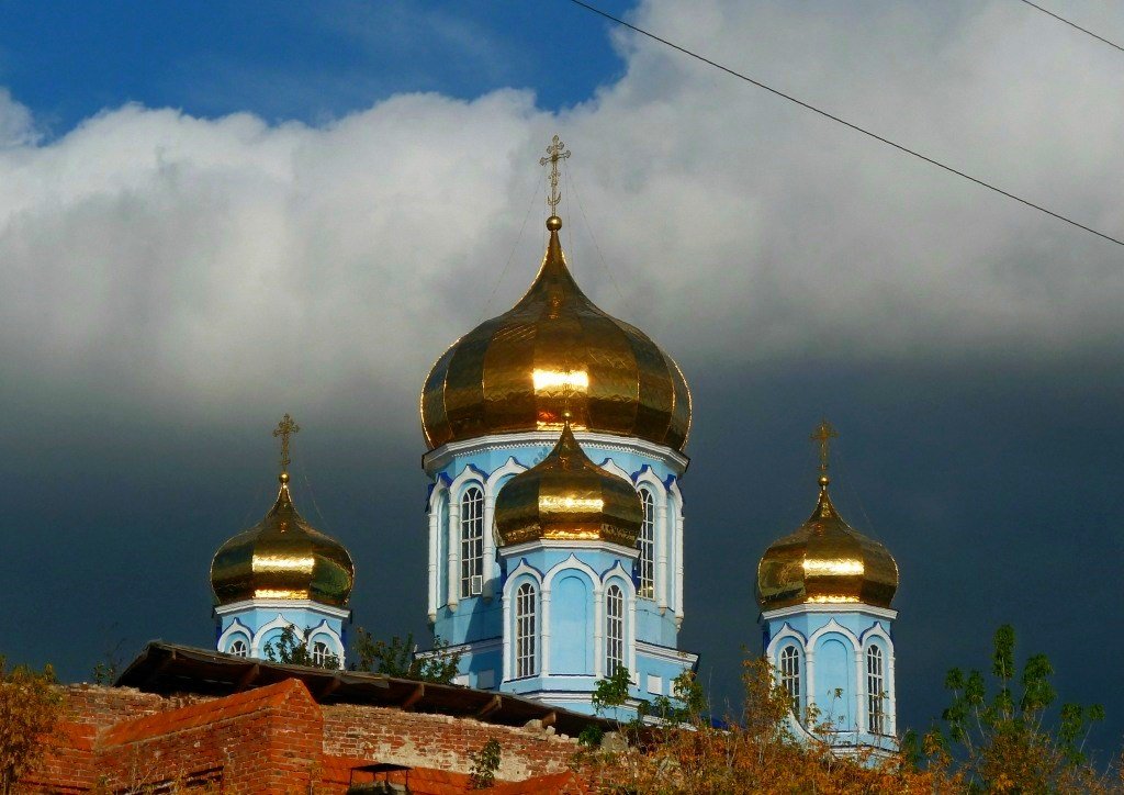 Купола Владимирского собора. - Чария Зоя 