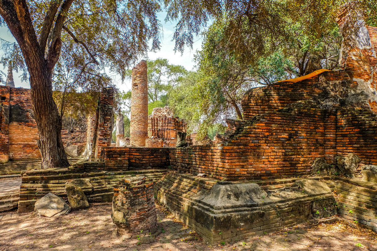 Аюттайя - древняя столица Сиама. XII век. - Rafael 