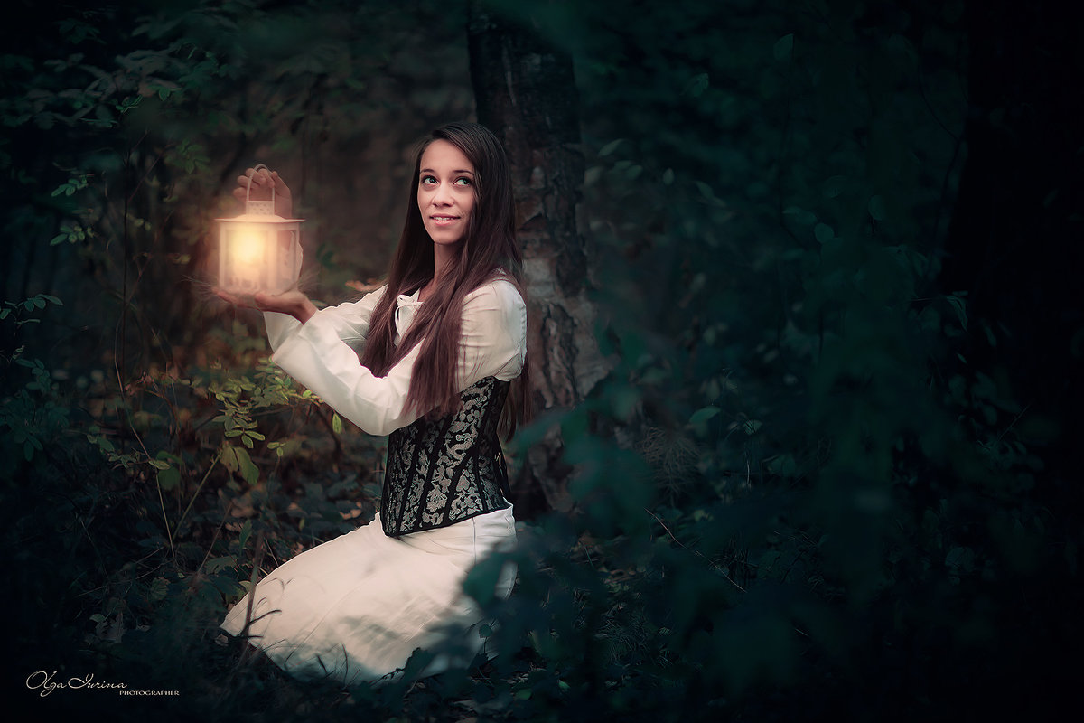 Портретное фото в лесу - Ольга Юрина