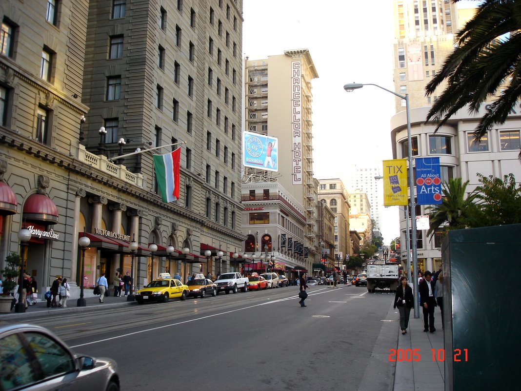 Улица Пауэл-стрит в Сан-Франциско. - Владимир Смольников
