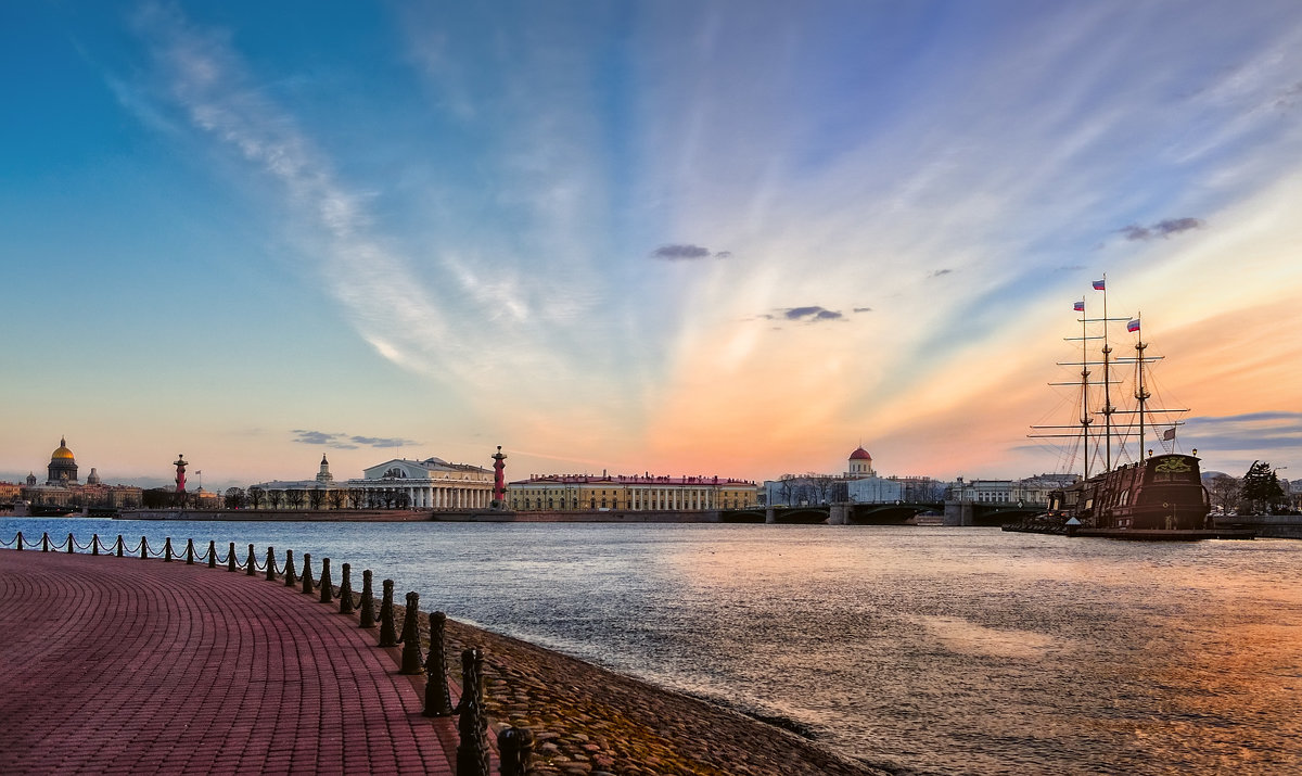 Вид Питербурга с Петропавловской крепости - Михаил Александров