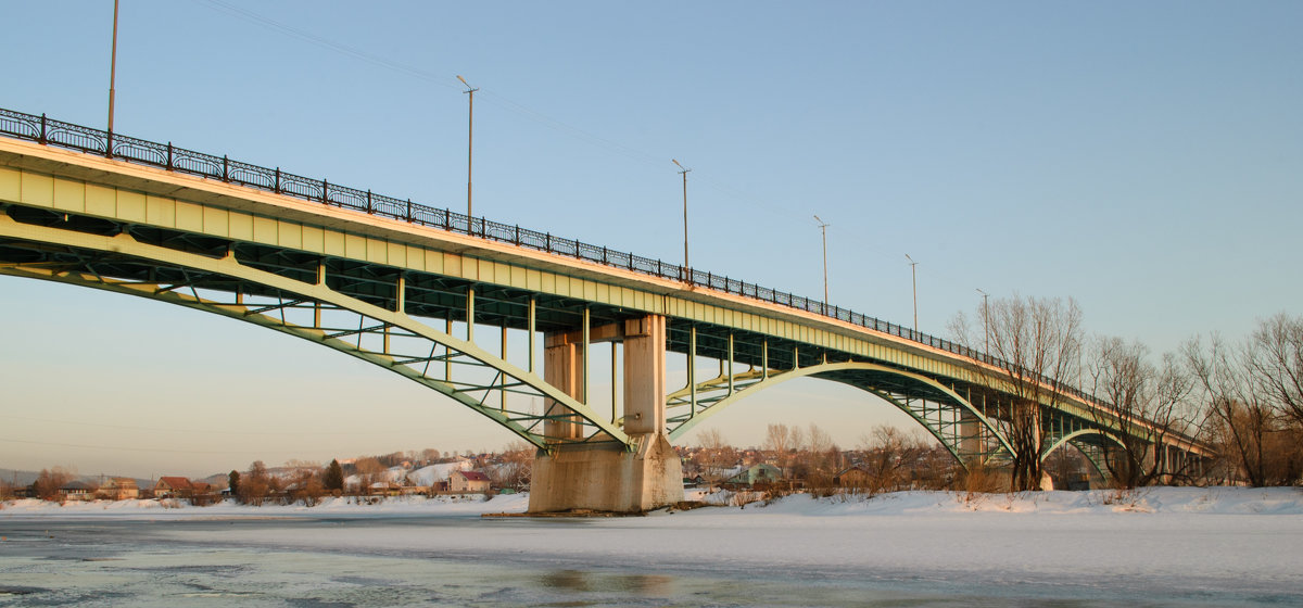 мост через реку Чусовую - Анастасия Стрелкова