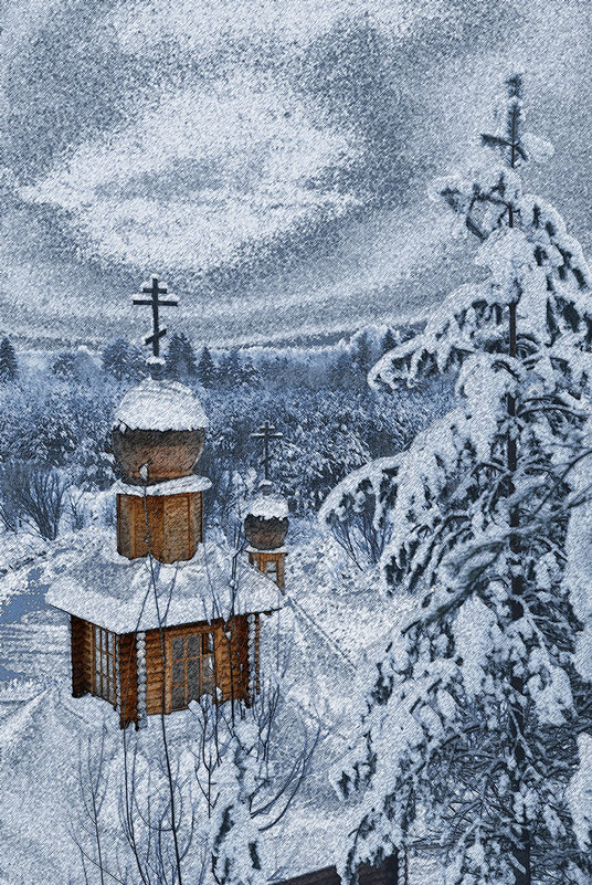 Зима в Великорецком - Борис Гуревич 
