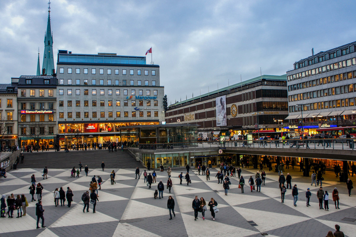 Площадь Сергеля (Стокгольм) - Irina Shtukmaster