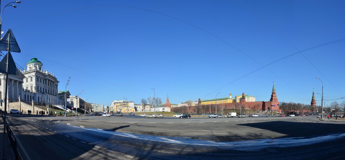 Панорама Боровицкой площади. - Oleg4618 Шутченко