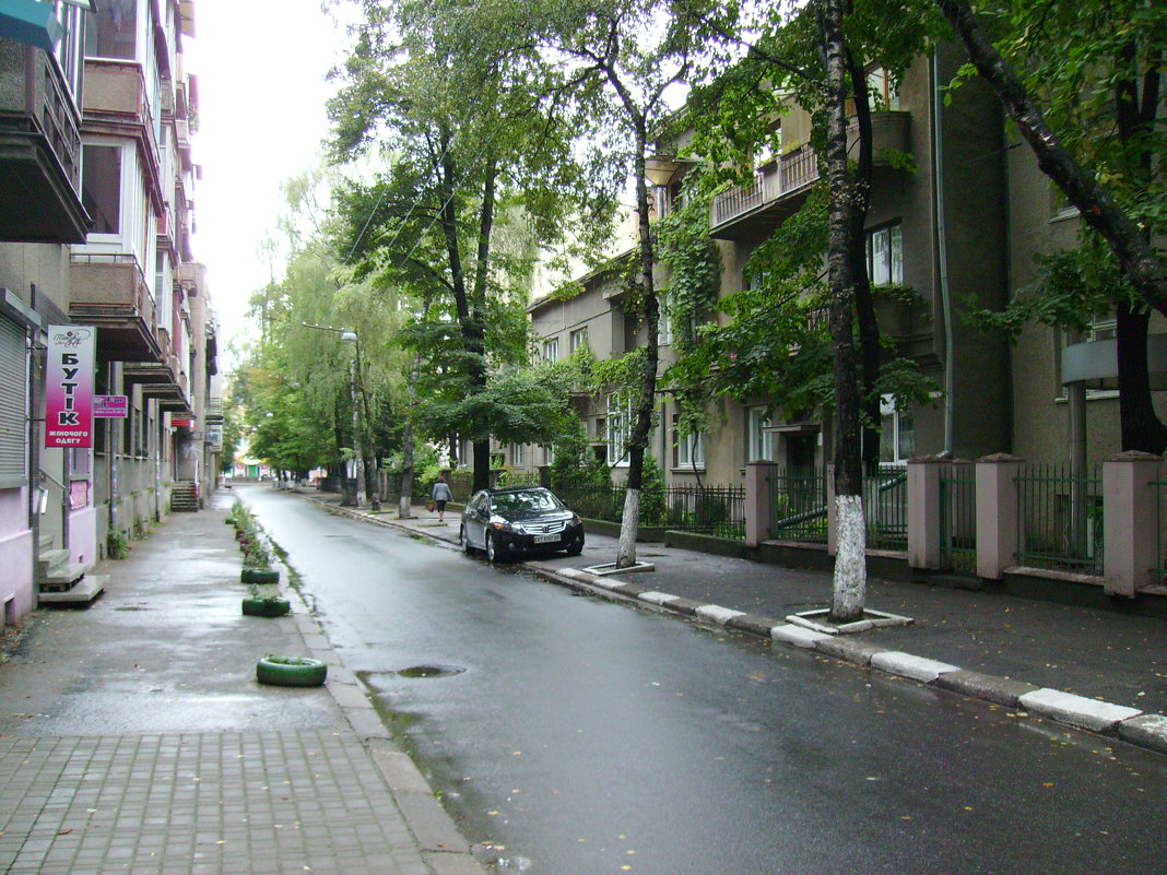 Улица Михаила  Драгоманова  в  Ивано - Франковске - Андрей  Васильевич Коляскин