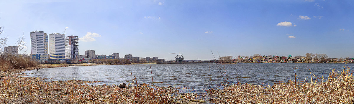 панорама города - Lidiya Gaskarova