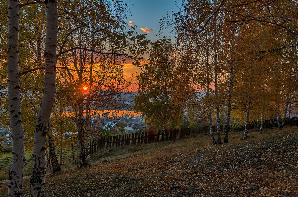Осенний закат - vladimir Bormotov