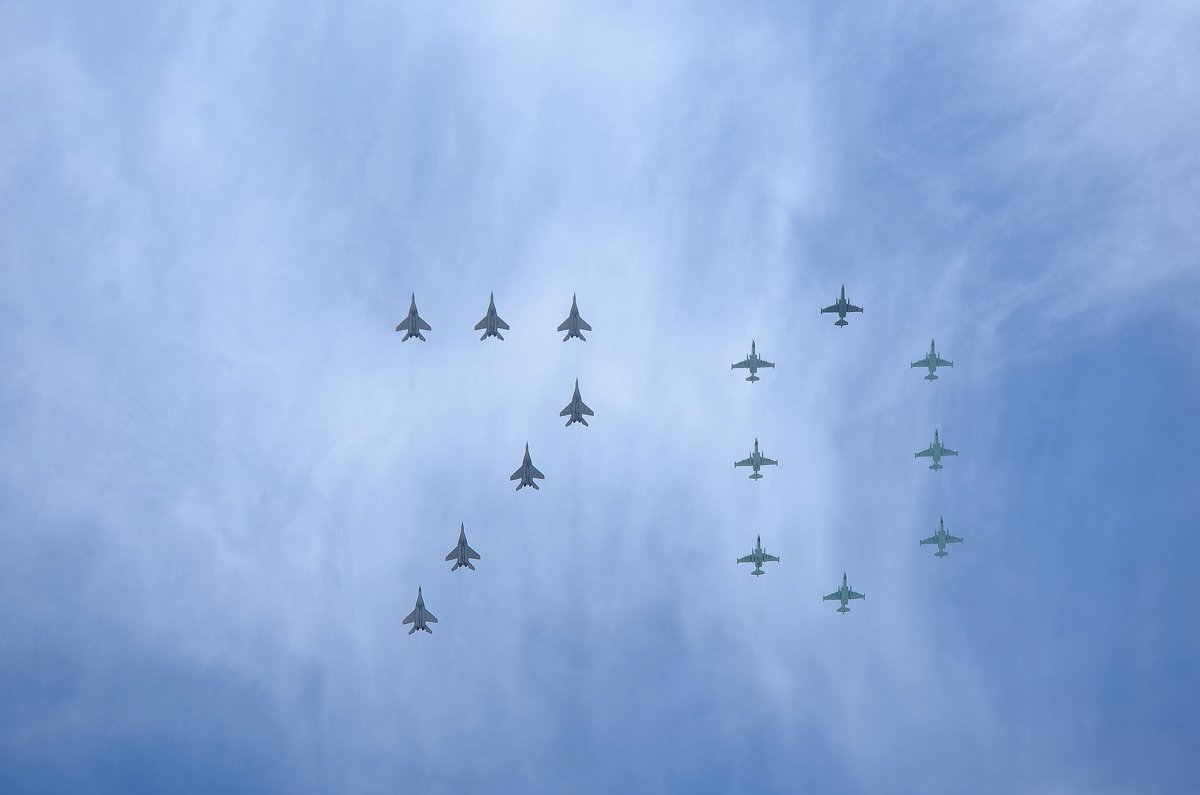 Самолёты на Параде Победы в Москве 9 мая 2015 - Ирина Н
