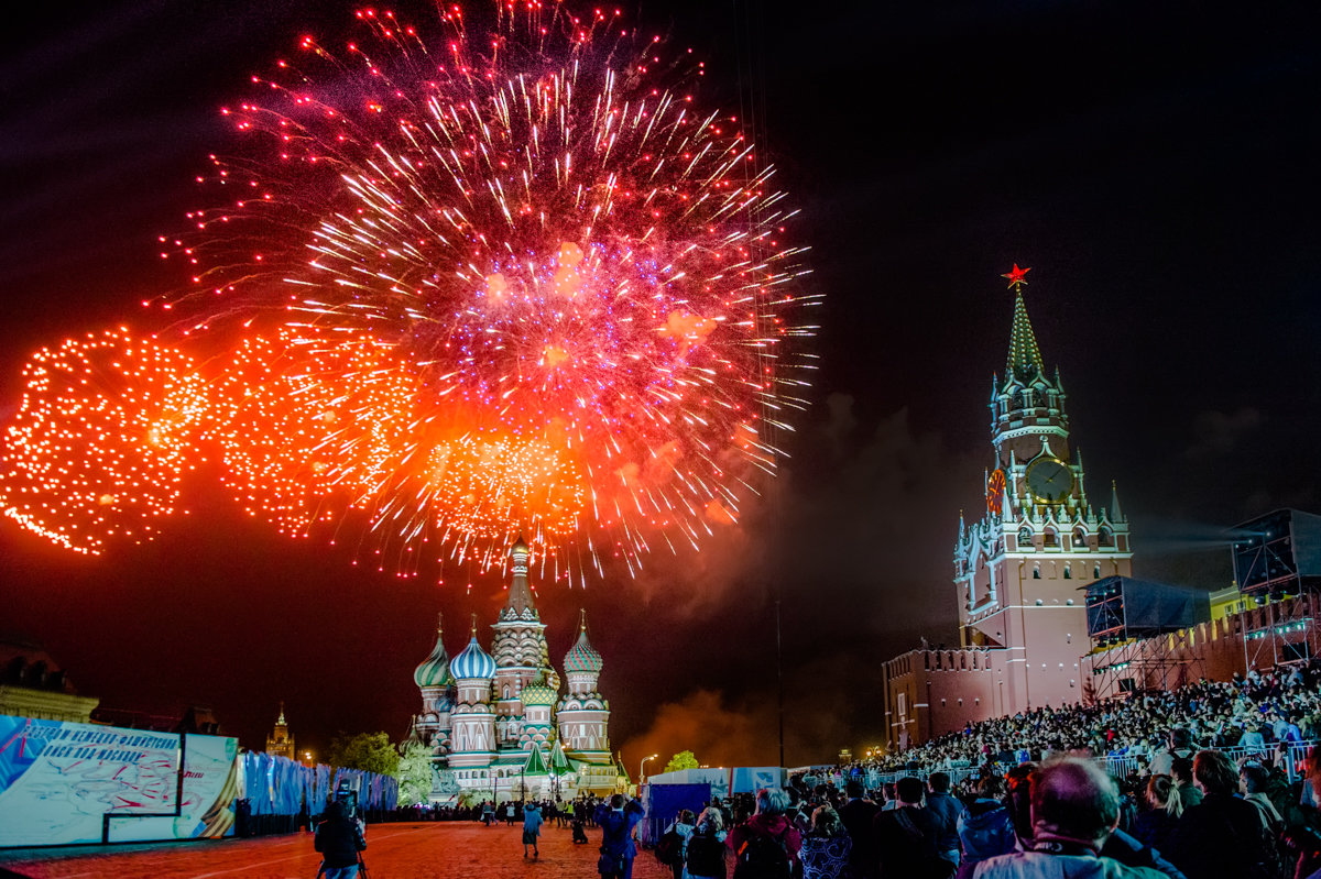 Fireworks on Red Scuare, Moscow 9, May - Ксения Исакова