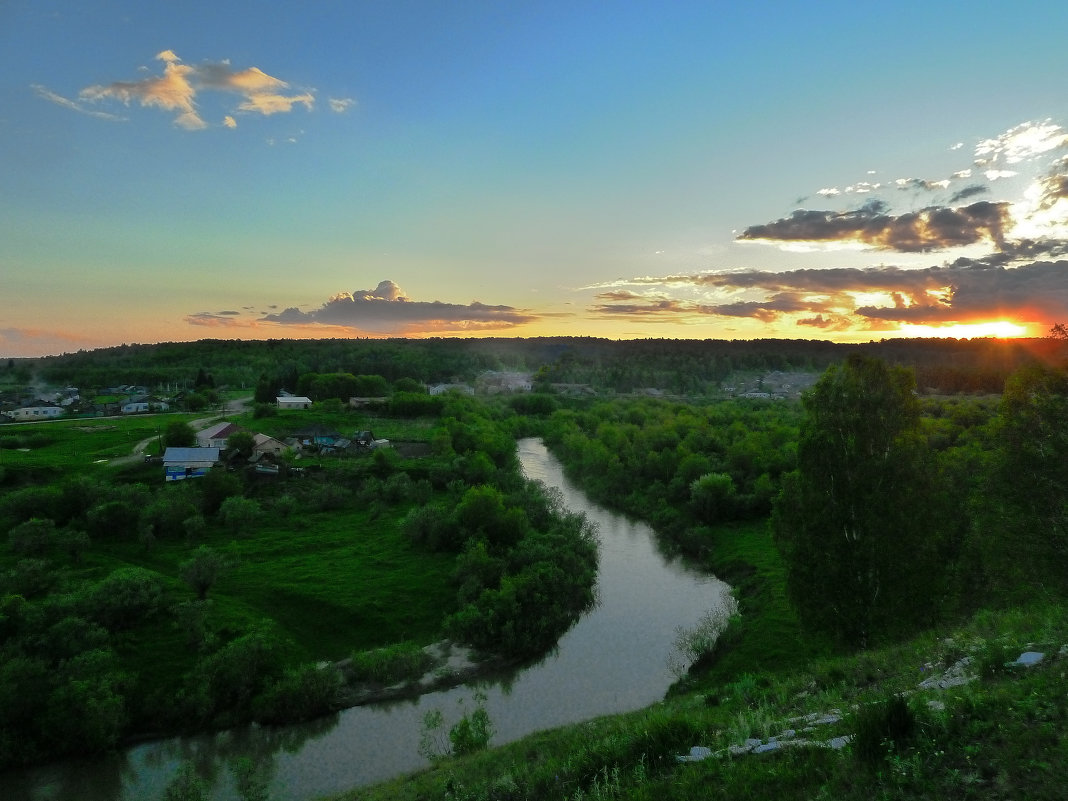 Закат над селом - Олег Дмитриев