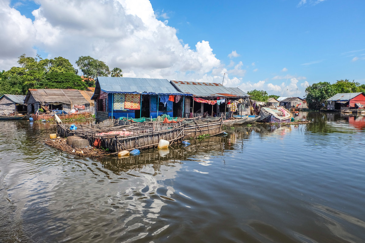 Камбоджа. Плавучая деревня на озере Тонлесап. - Rafael 