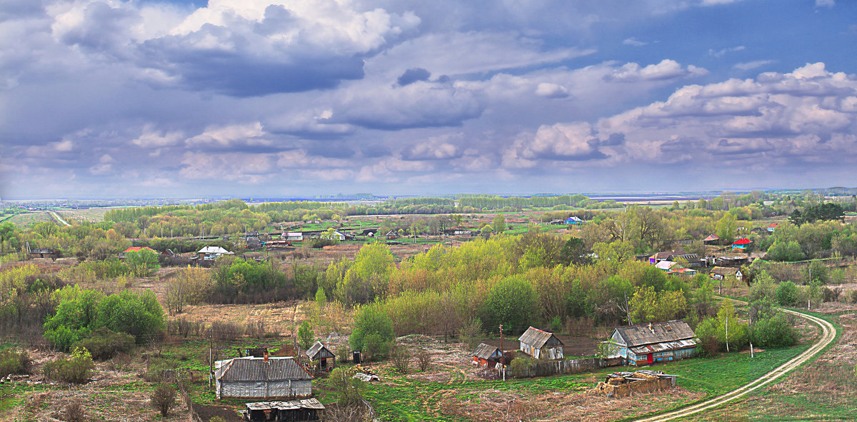 Панорама. Весна в деревне - Эркин Ташматов