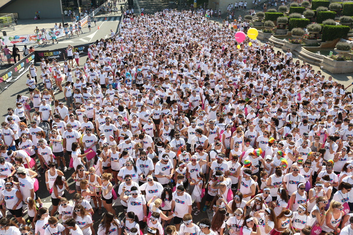 Barcelona. The color run - Alexey Romanenko