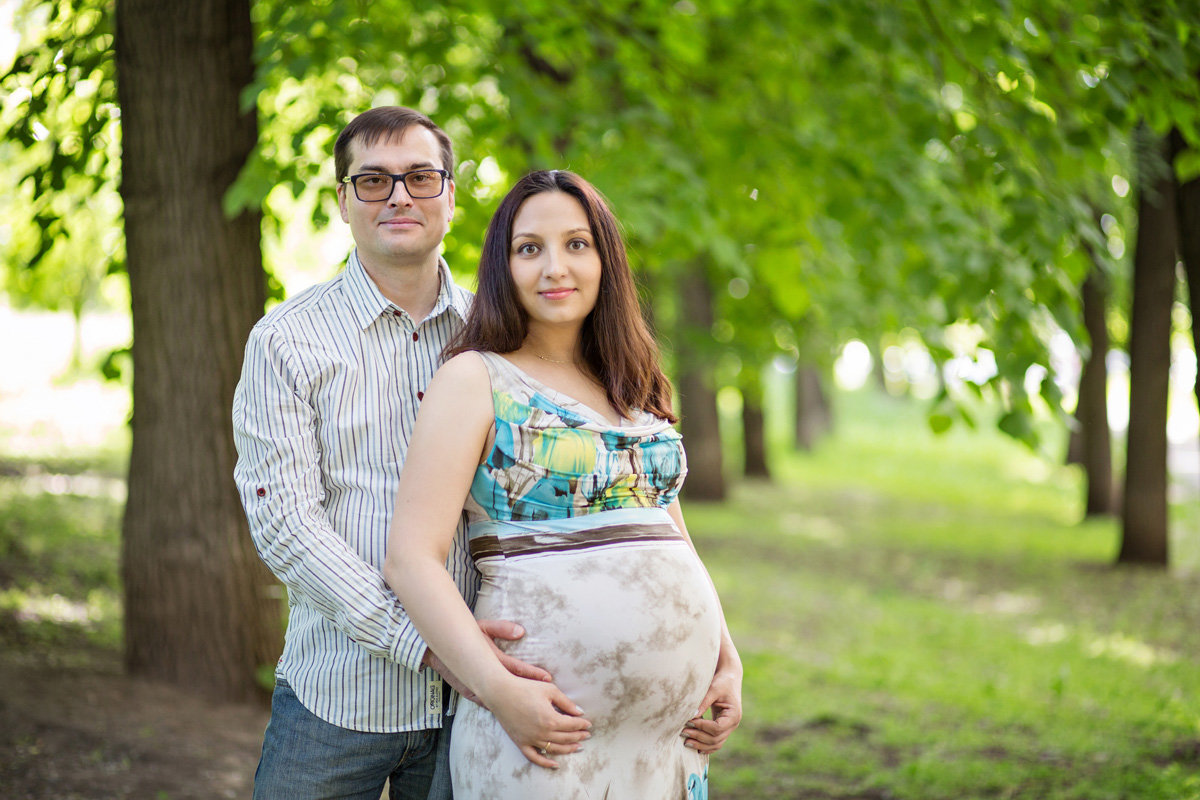Съемка беременности в парке - Ольга Блинова