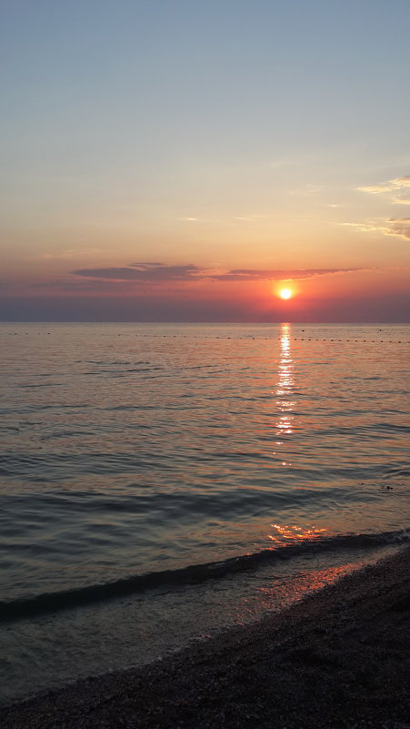 Азовское море на закате. - Ева Такус 