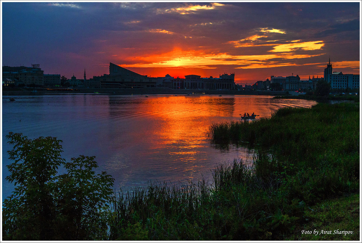 Казань, закат на о. Кабан - Airat Sharipov