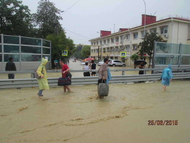 25 июня 2015г.наводнение Сочи - larisa Киселёва