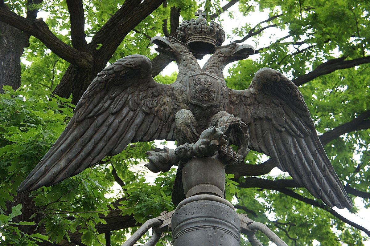 Двуглавый орел на ограде Свято-Преображенского собора - Елена Павлова (Смолова)