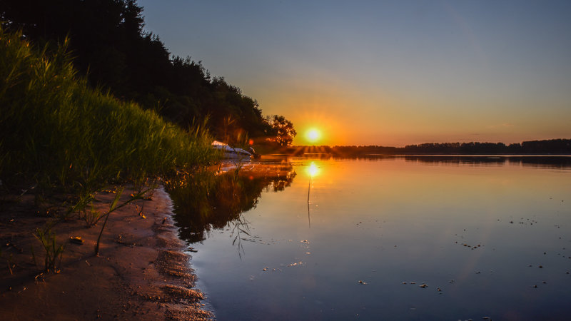 Восход на Истринском водохранилище - Dmitry Yushkov