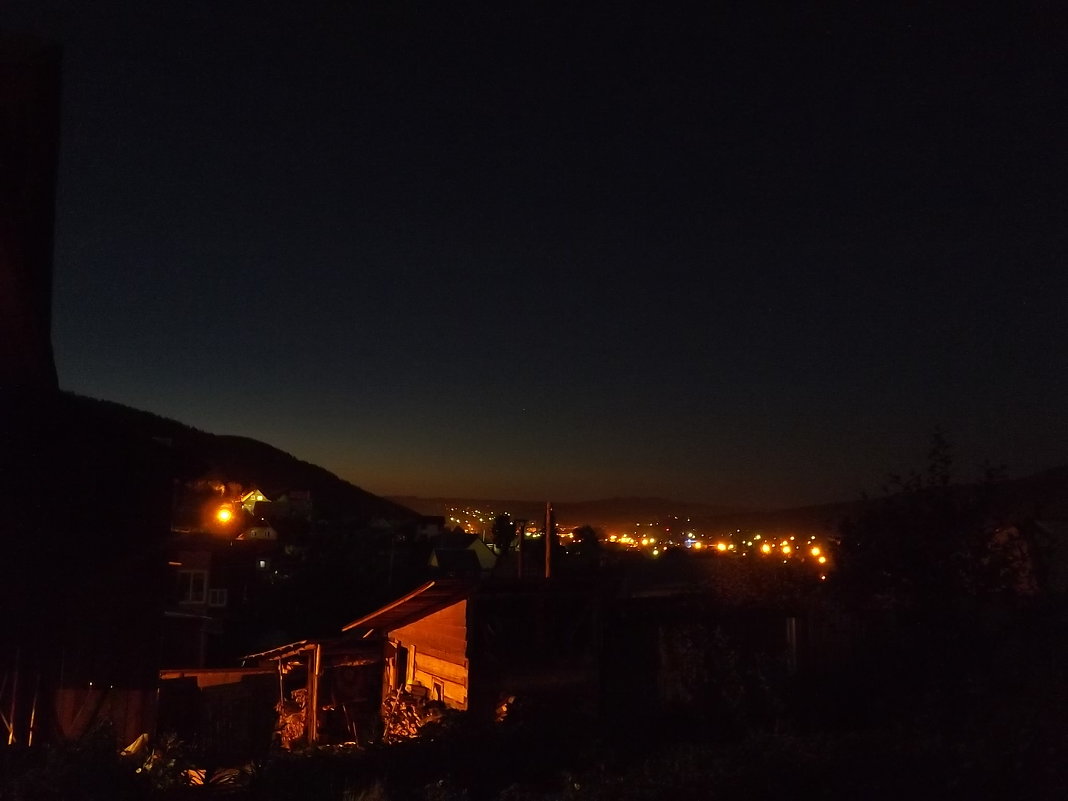 Горно-Алтайск после заката - koolio Н
