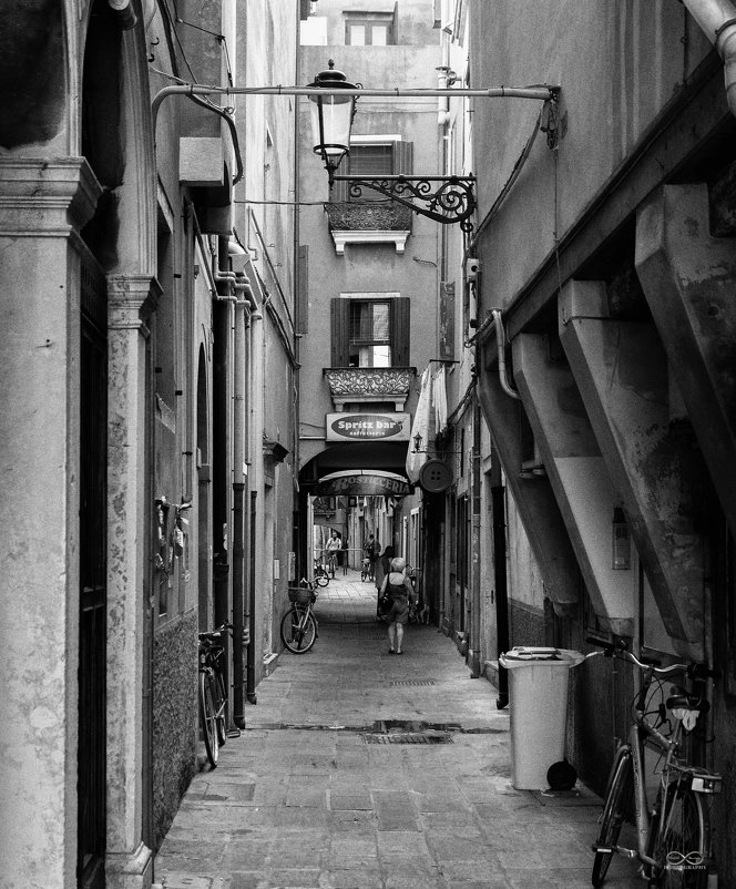 кьоджа (италия) и свои старие узкие улицы - Василe Мелник