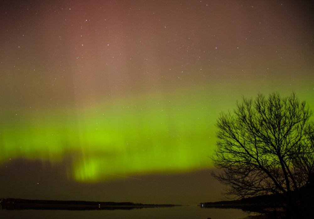 Aurora borealis. Северное сияние над Ригой 2015 - Ольга Блум