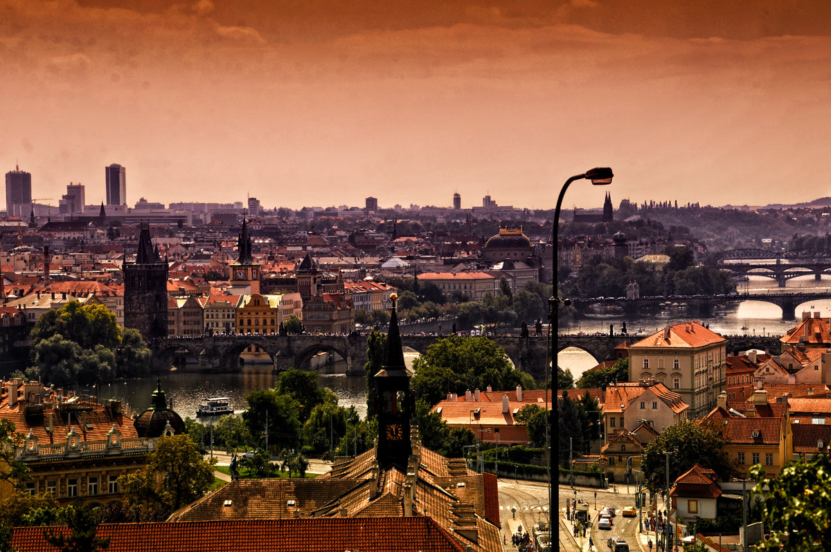 Прага с холма. - Анна Градова. 