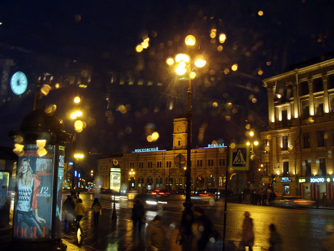 Дождливое утро в Санкт-Петербурге - Ирина Румянцева