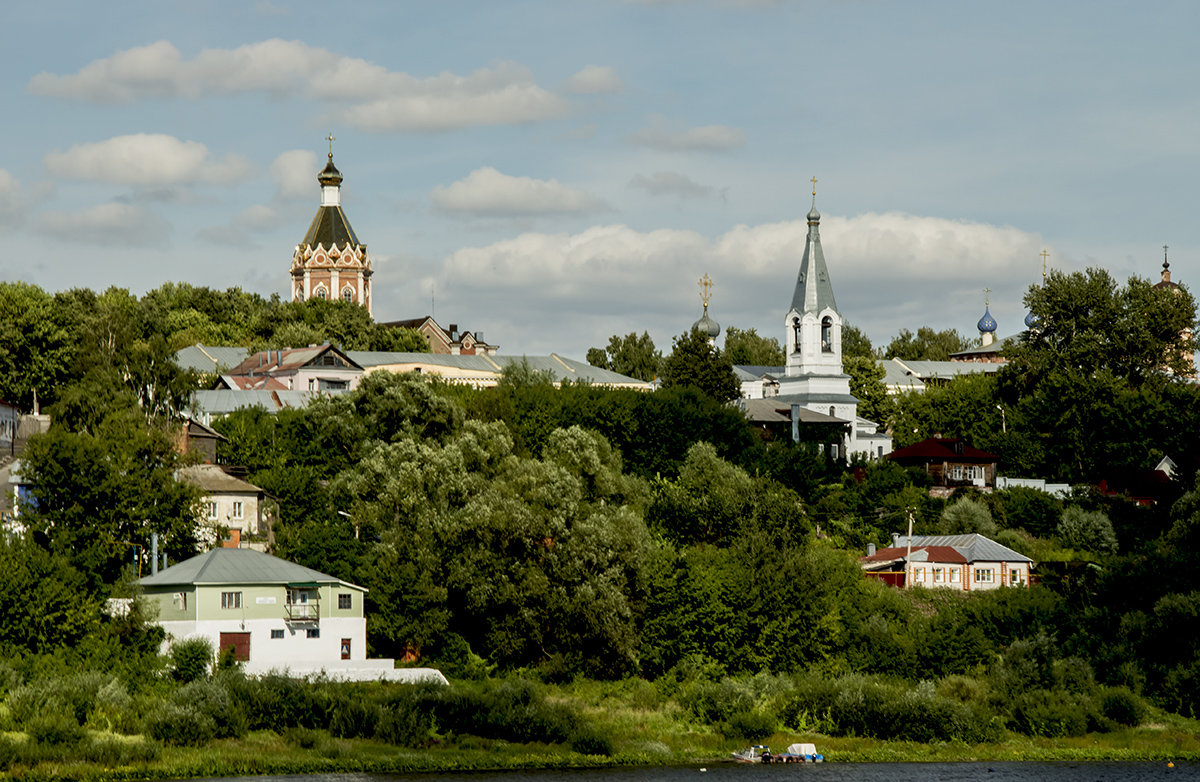 Город Касимов, вид  с другого берега Оки - Игорь Егоров