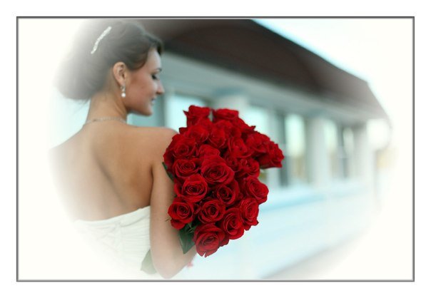 Невеста с алыми розами - Любовь 