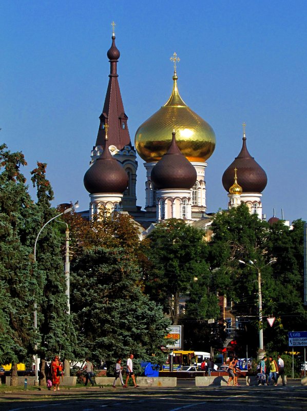 Свято-Пантелеевский монастырь, купола - Александр Корчемный