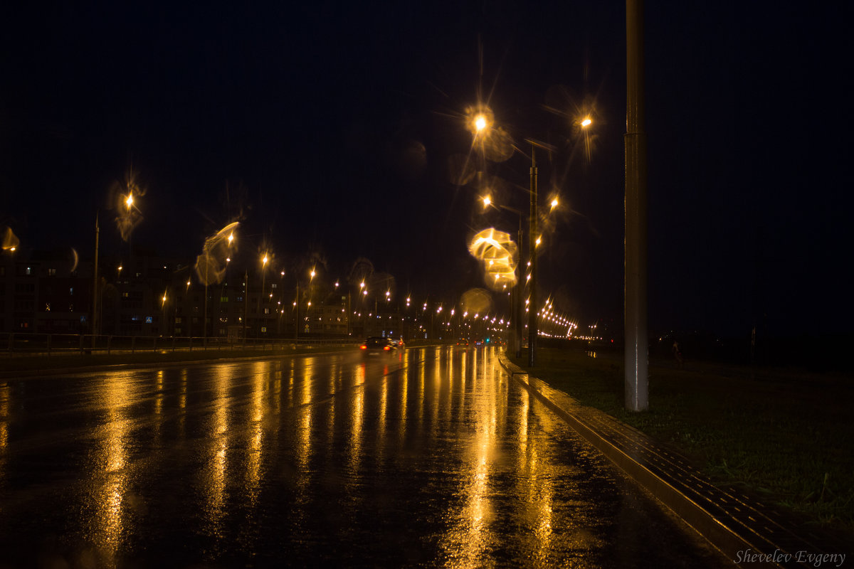 дождливая ночь - Евгений Шевелев