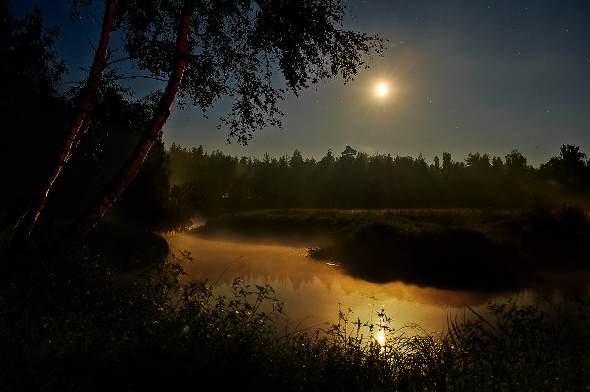 Подмосковное дыхание летней ночи... - Sergey Bright