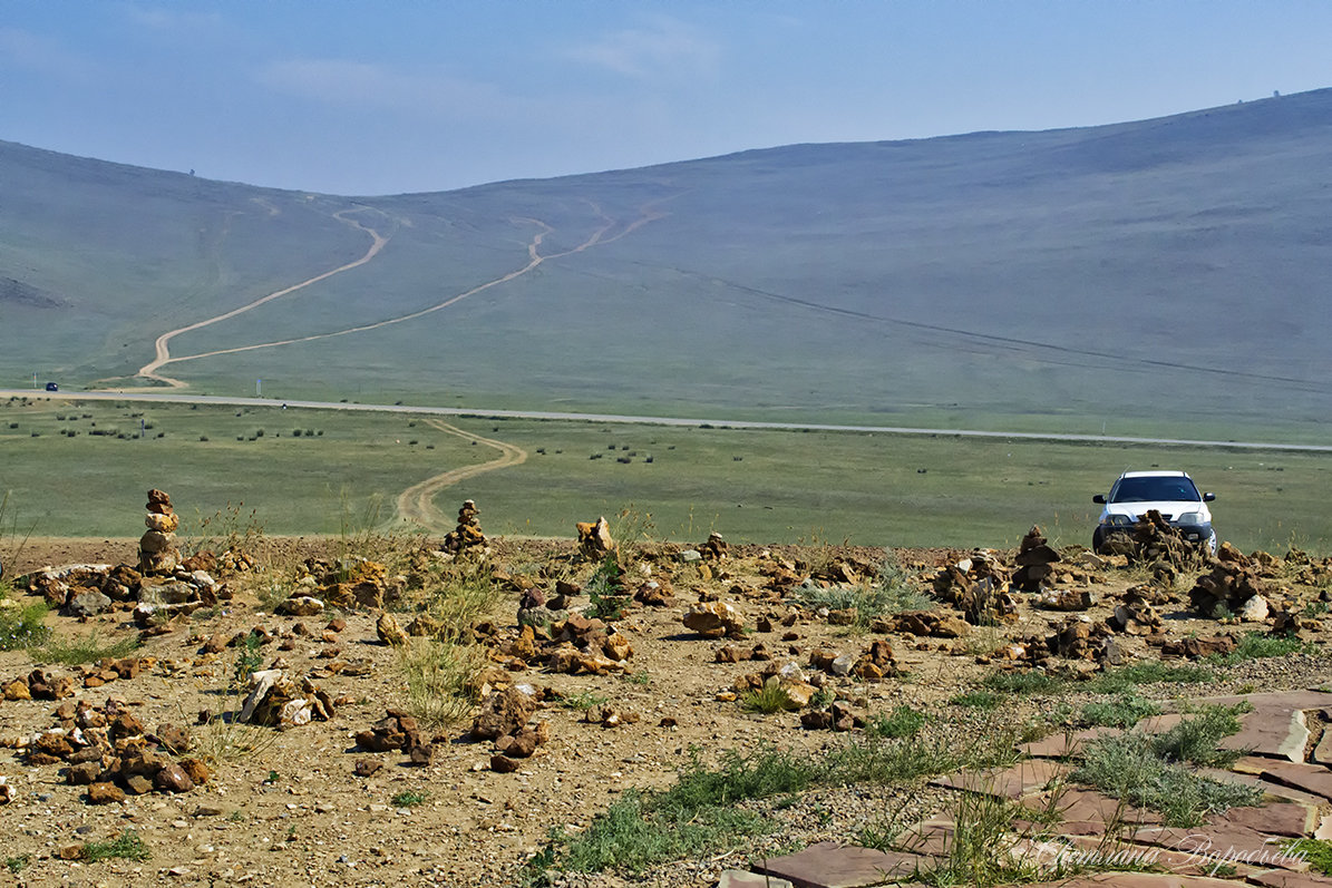 Пейзаж в дыму... Горячее лето 2015 год. Иркутская область. - Светлана Воробьёва