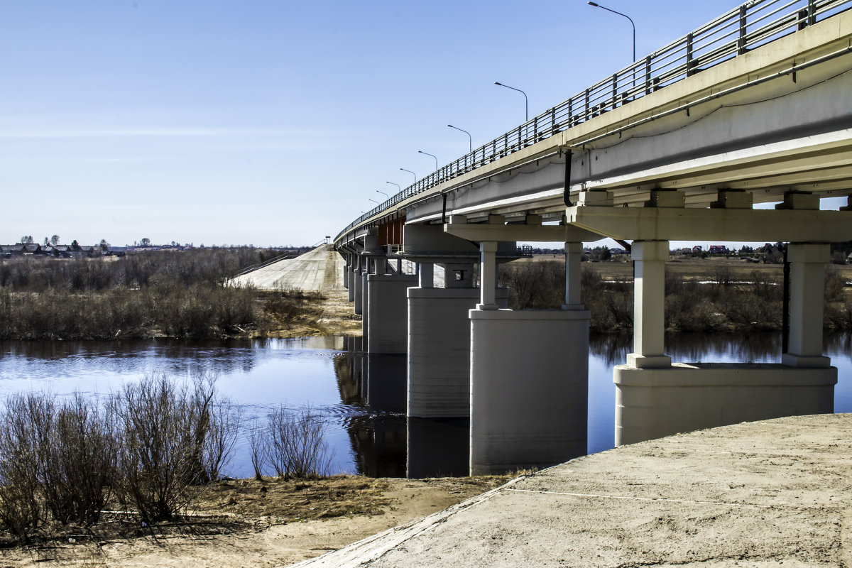 Мост через реку Емца - Василий Гончаров