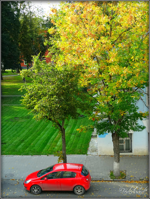 Осенний пейзаж из окна... - Fededuard Винтанюк