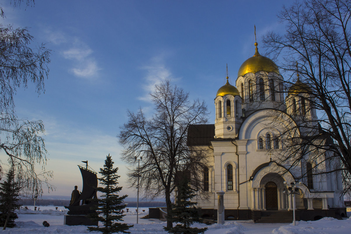 Тольятти зима Церковь