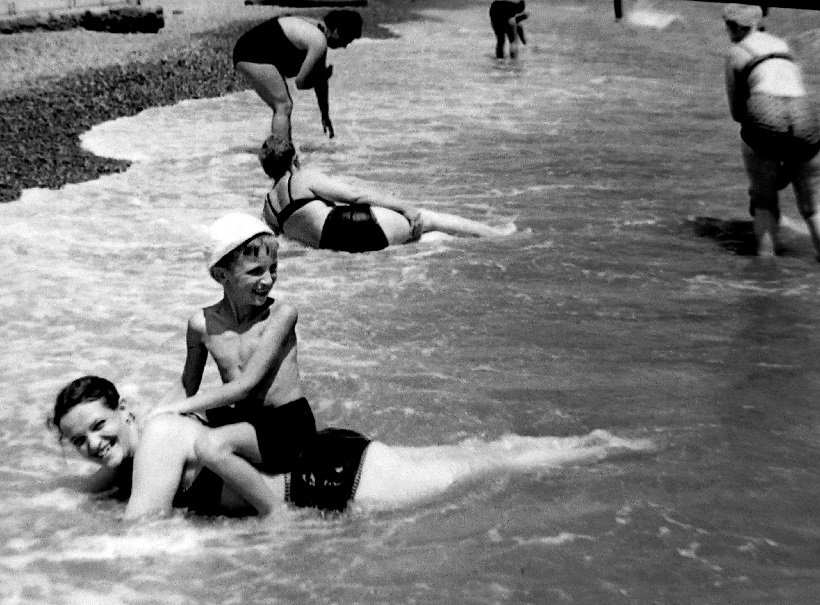 Как я учился плавать. Алушта. 1954 год - alek48s 