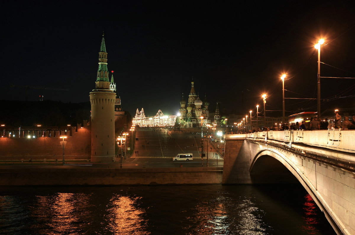 Большой Москворецкий мост и вид с него: на Кремль, на Москва-реку, на центр столицы! - Николай Алехин