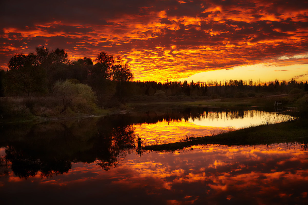 Закат на озерне - Дмитрий Булатов