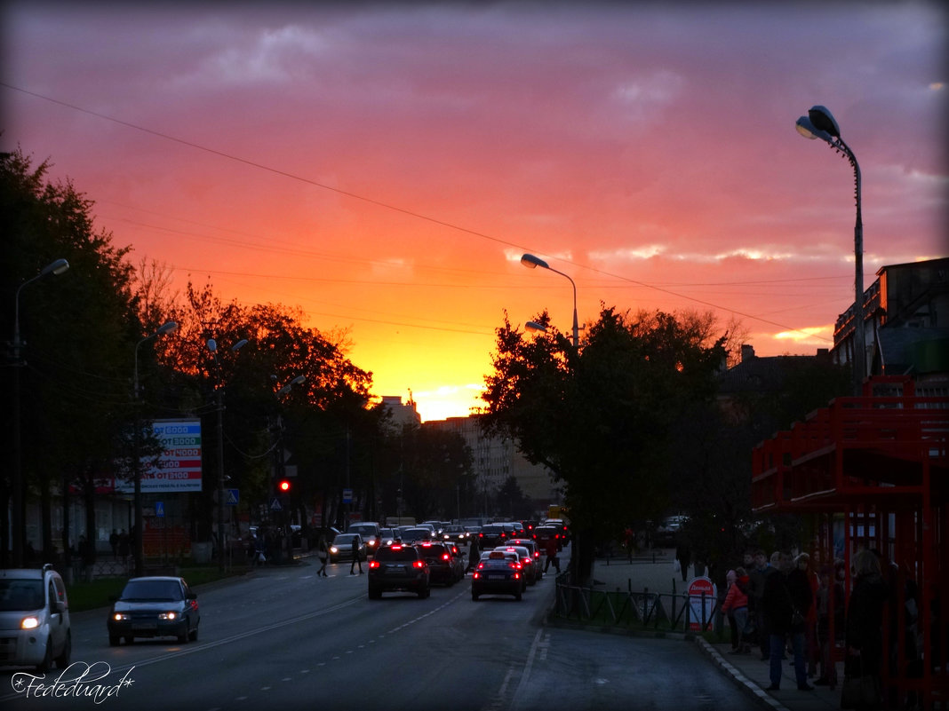 Очередной закат в Пскове... - Fededuard Винтанюк